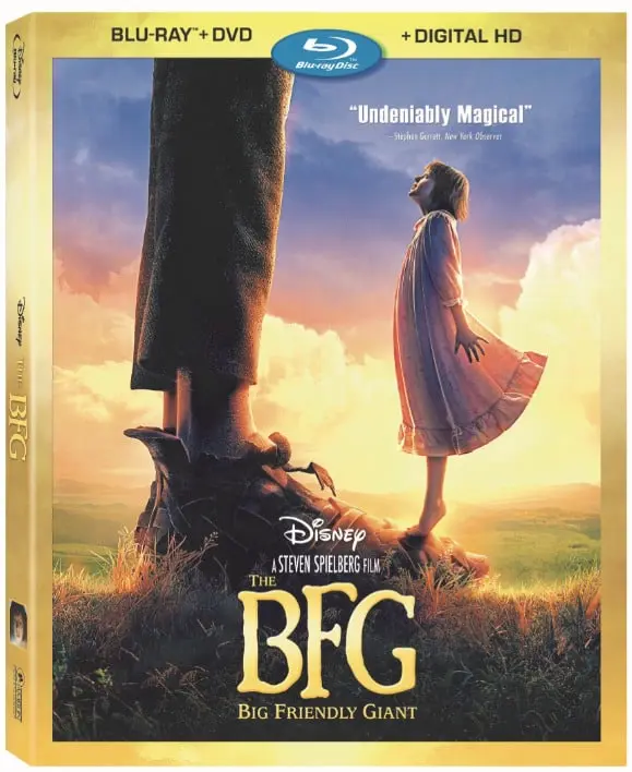 Disney The BFG Blu-Ray DVD Cover Art